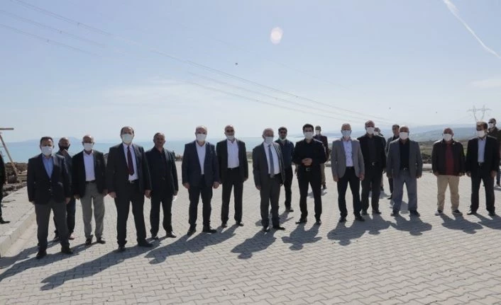Erciş Organize Sanayi Bölgesinde hummalı çalışma