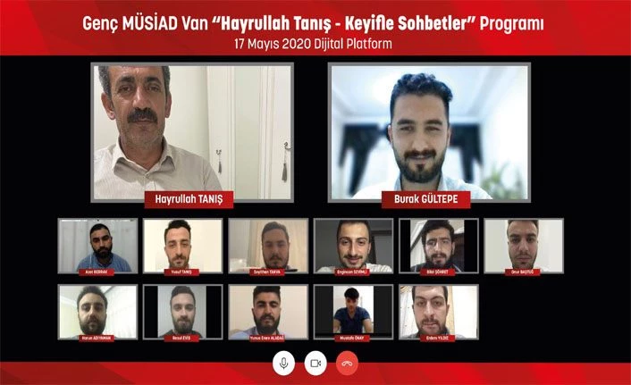 Gürpınar Belediye Başkanı Tanış Keyifle Sohbetler programına katıldı