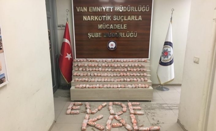 Van'da ikamette 101 kilo 600 gram eroin ele geçirildi