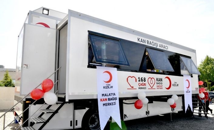 Kızılay’dan Malatya’ya yeni mobil kan bağışı aracı