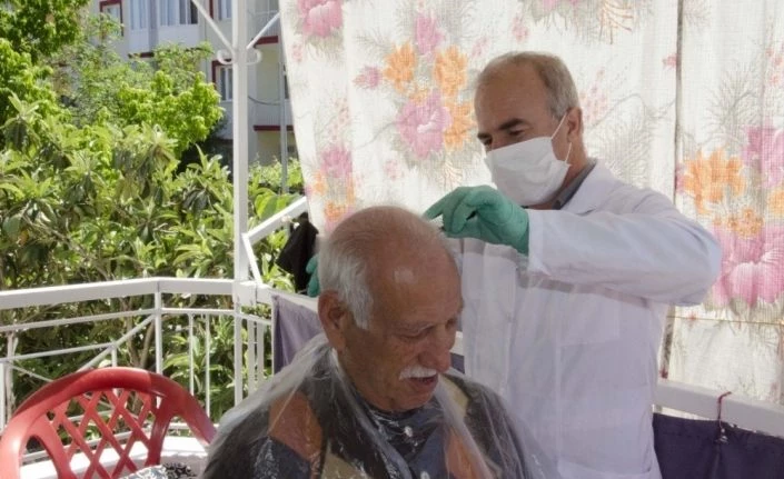 Malatya’da 65 yaş ve üzerine Berberlik hizmeti