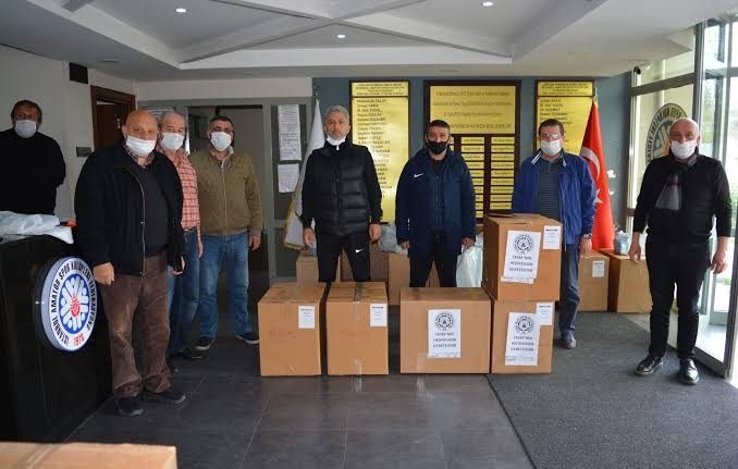 Malatya’da amatör takımlara maske