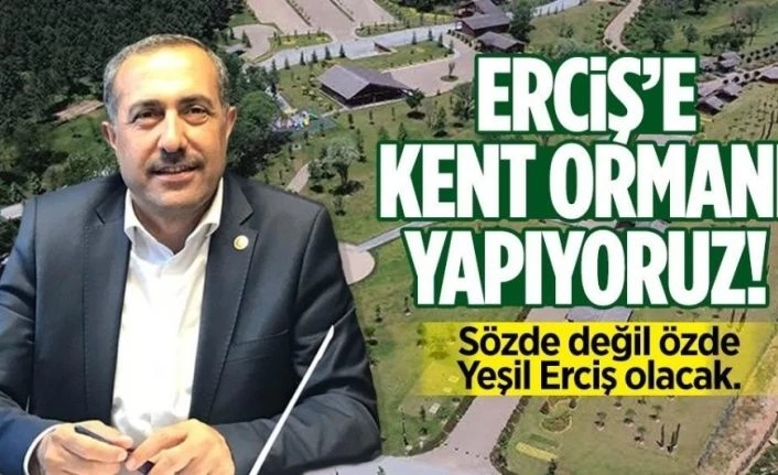 Milletvekili Arvas: “Kent ormanı ile doğaya ve insana yatırım yapıyoruz”