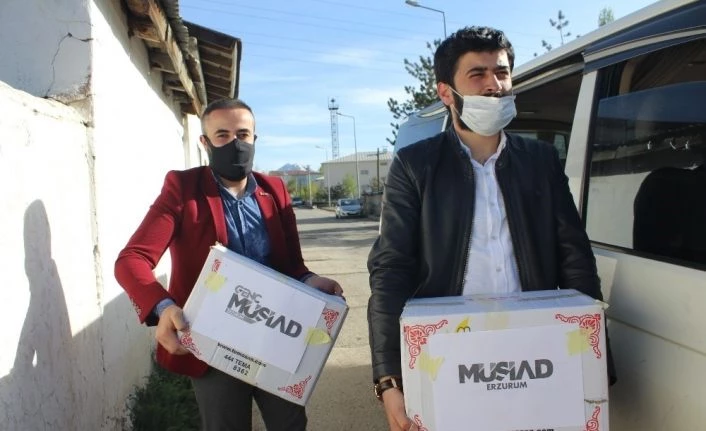MÜSİAD Erzurum Şubesi Ramazan Ayında 2 bin den fazla aileye yardım