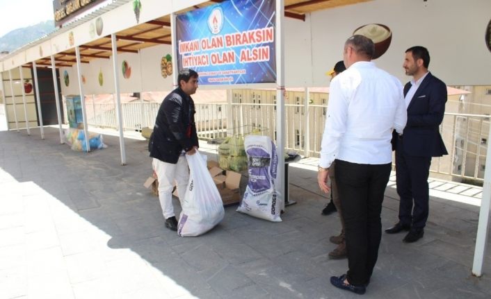 Şemdinli’de ’İmkanı olan bıraksın, ihtiyacı olan alsın’ kampanyası