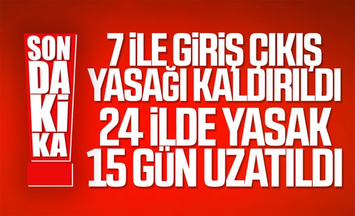 Seyahat kısıtlaması 7 ilde bitiyor!.. Van için bir değişiklik var mı?