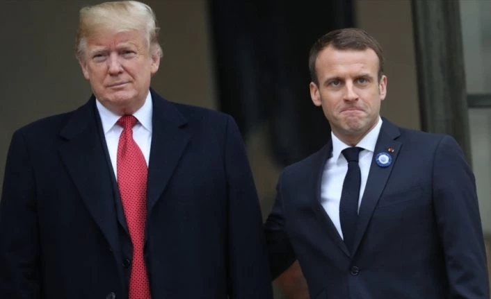 Trump ve Macron G-7 Liderler Zirvesi