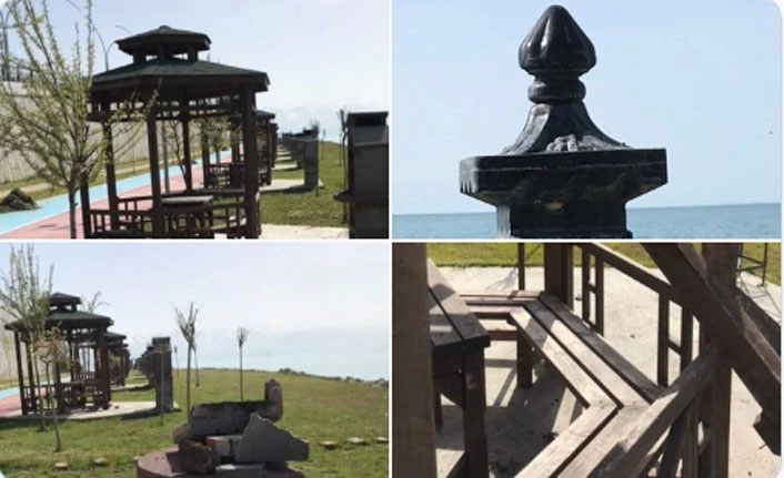 Vanlı İş Adamı Irak zarar verilen parklar için tepki gösterdi