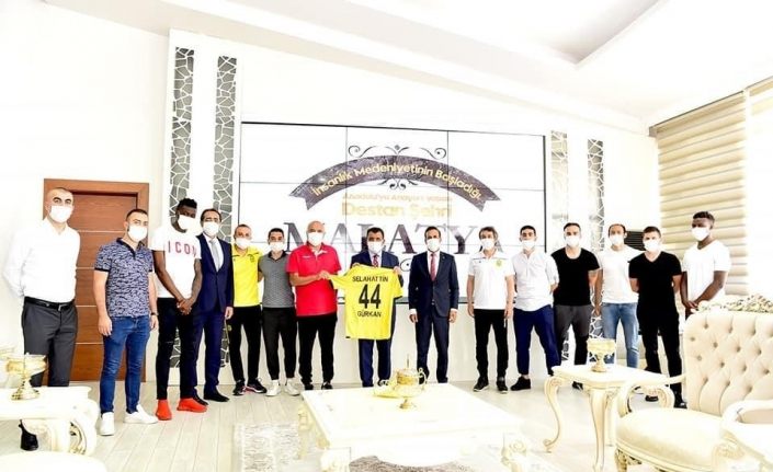 Yeni Malatyaspor’dan Başkan Gürkan’a teşekkür ziyareti