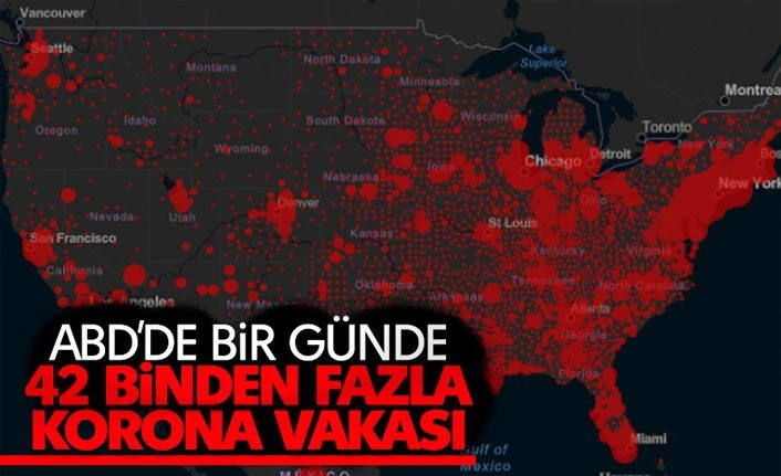 ABD'de günlük korona vaka sayısında rekor kırıldı