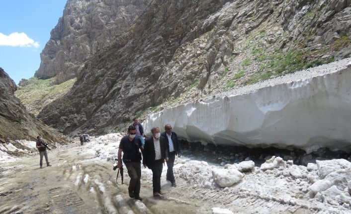 Van Büyükşehir Bahçesaray’da yayla yollarıı açıyor