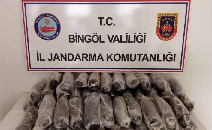 Bingöl’de yapay mağarada zulalı 50 kilo esrar ele geçirildi