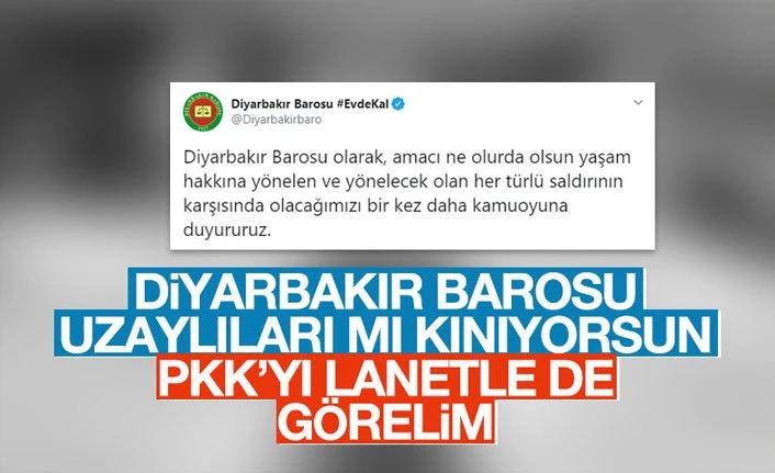 Diyarbakır Barosu, PKK'yı anmadan Van'daki patlamayı kınadı