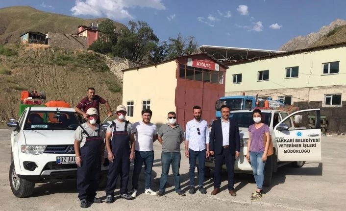 Hakkari’de sivrisinekle mücadele çalışması