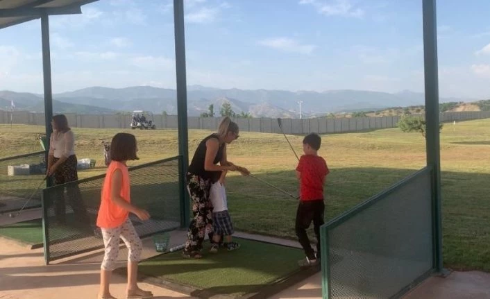 Huzur şehri Tunceli’de golf heyecanı başladı