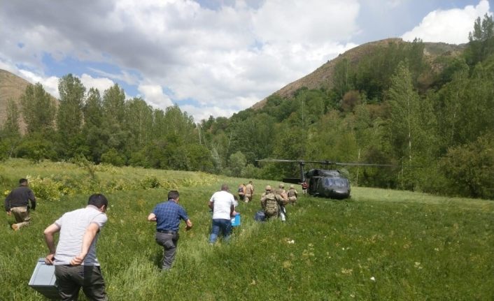 LGS’ye giren köy öğrencilerinin imdadına jandarma helikopteri yetişti