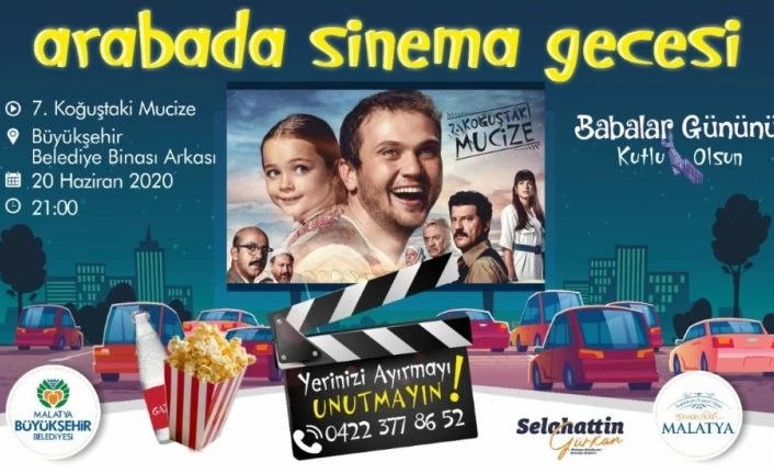 Malatya Büyükşehir’den otomobil sineması