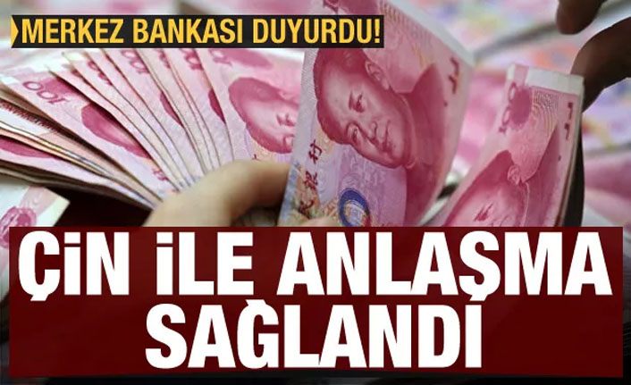 Merkez Bankası: Çin'le swap anlaşması yapıldı