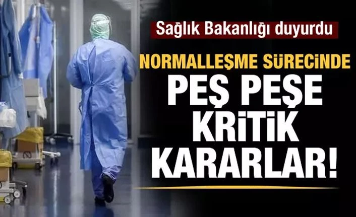 Sağlık Bakanlığından Kovid-19'la mücadeleye yönelik yeni tedbirler