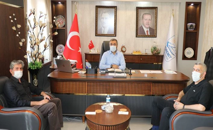 TEGV Yöneticisi Yarız Van Edremit Belediye Başkanı Say’ı ziyaret etti