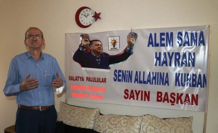 Tek hayali Cumhurbaşkanı Erdoğan’ı ziyaret etmek