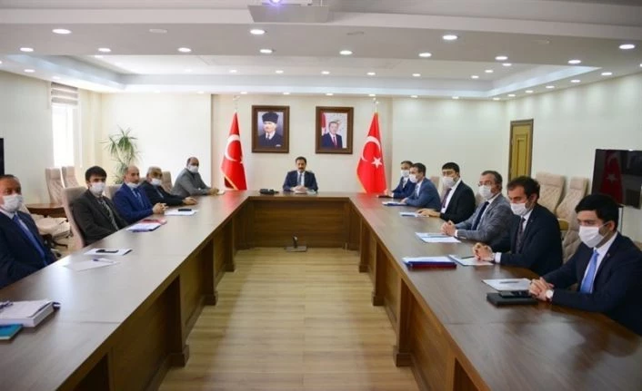 Vali Mustafa Masatlı Başkanlığında, Haziran ayı Kaymakamlar toplantısı yapıldı