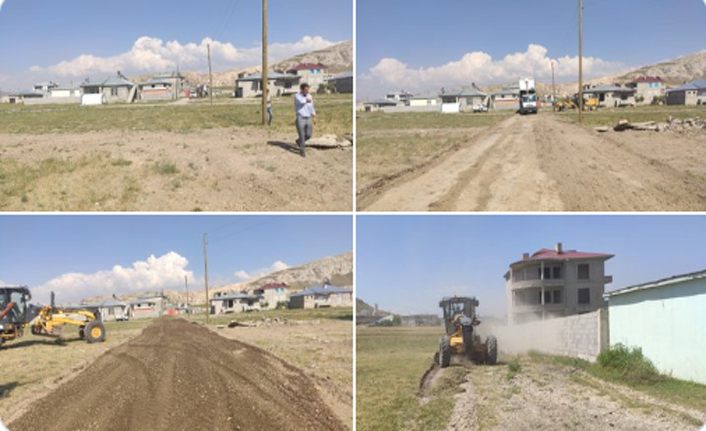 Van Tuşba Belediyesi’nde yol çalışmaları sürüyor