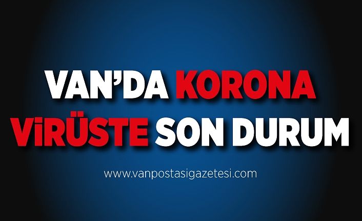 Van’da korona virüste son durum