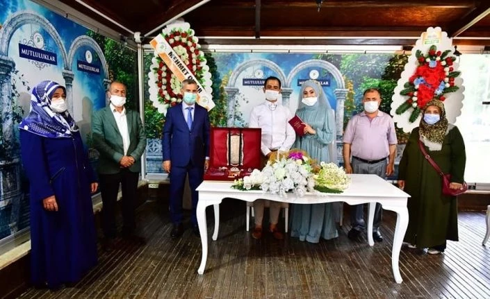 Yeşilyurt Belediyesi’nde nikah işlemleri normalleşme sürecine uygun yapılıyor