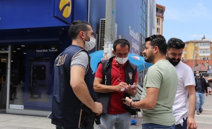 Ağrı’da maske takma zorunluluğunun ardından denetimler sıkılaştırıldı