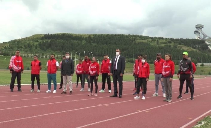 Atletizm Milli Takımı, Erzurum’da kampa girdi
