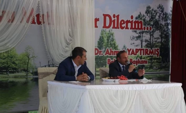 Kaymakam Aksu’dan veda toplantısı