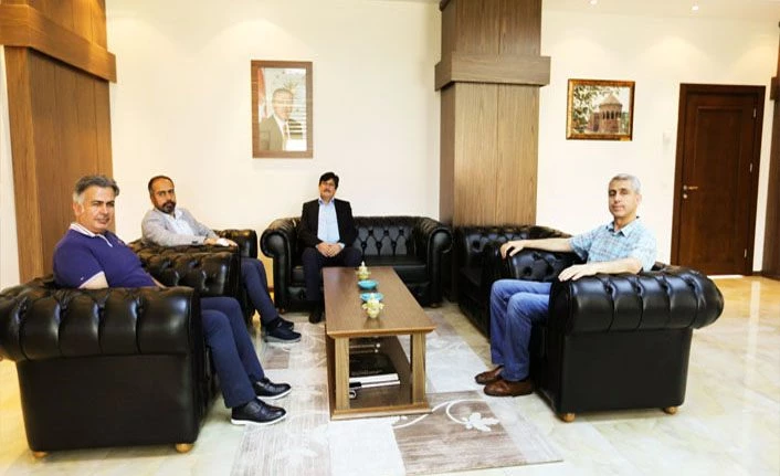 Van YYÜ Rektörü Şevli'den Bitlis Eren Üniversitesi Rektörü Yardım'a ziyaret