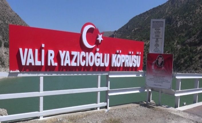 Vali Recep Yazıcıoğlu Köprüsü’nde tadilat yapıldı