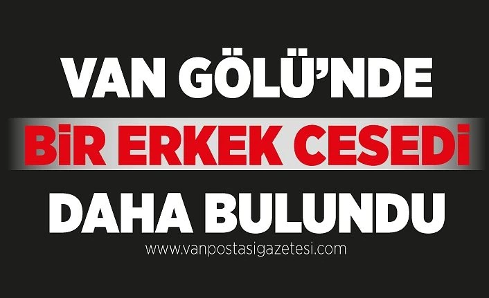 Van Gölü’nde bir erkek cesedi daha bulundu
