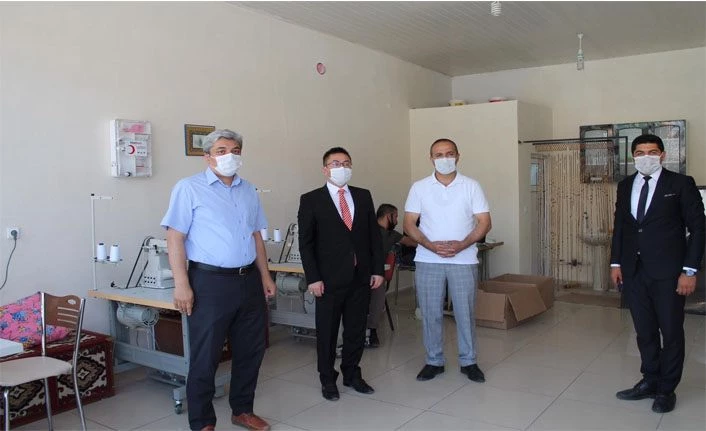 Van Cumhuriyet Başsavcısı Dönmez’den kendi işini kuran yükümlüye hayırlı olsun ziyareti