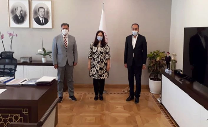 Van YYÜ Rektörü Şevli’den Çevre ve Şehircilik Bakan Yardımcımız Varank’a ziyaret 