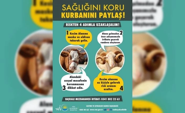 Van’da kurban kesimi randevu ile olacak