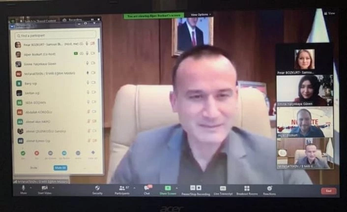 Ağrı Milli Eğitim Müdürü Tekin, Amerika’dan yönetilen bilim seminerine katıldı