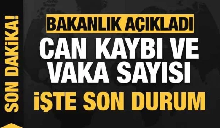 Sağlık Bakanlığı: Türkiye'de koronavirüs nedeniyle can kaybı 20,881’e yükseldi 31 Aralık 2020