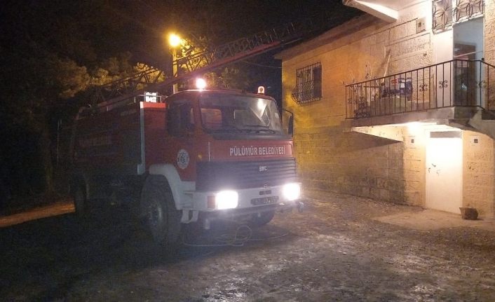 Tunceli’de yangını jandarma fark etti, itfaiye söndürdü