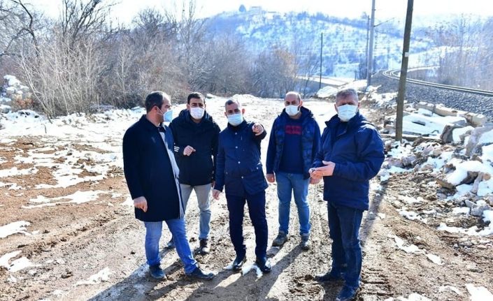 Başkan Çınar,  dere ıslah ve dönüşüm çalışmalarını inceledi