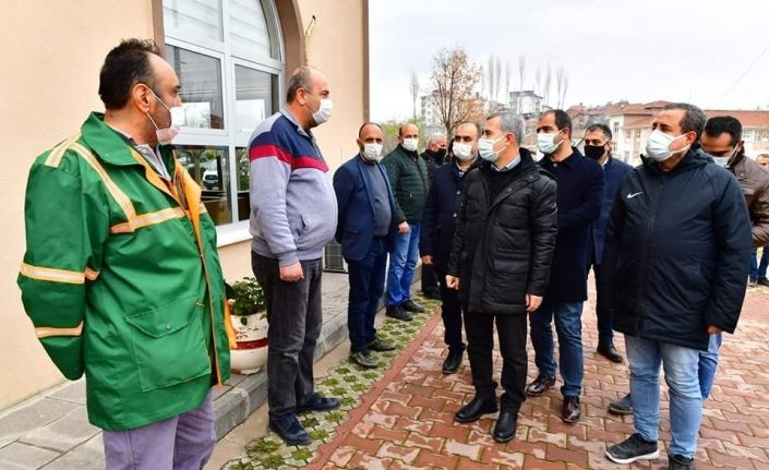 Başkan Çınar,  temizlik ekipleriyle bir araya geldi