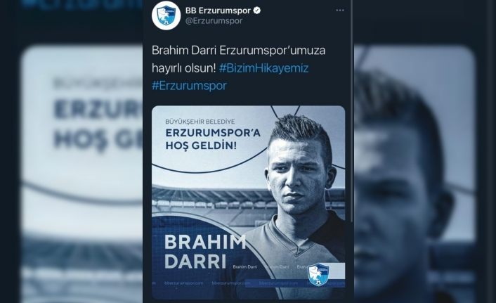 BB Erzurumspor Brahim Darri ile anlaşma sağladı