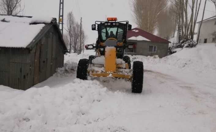 Bingöl’de kar, 281 köy yolunu ulaşıma kapattı