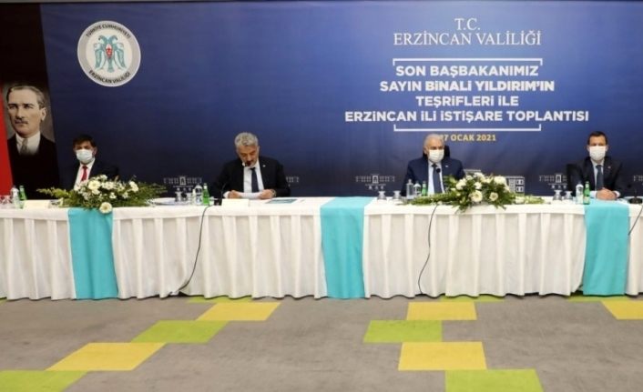 Erzincan’da Yıldırım başkanlığında istişare toplantısı düzenlendi