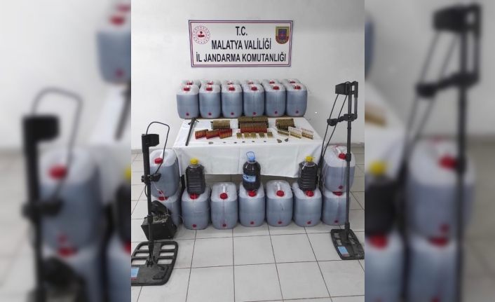 Malatya’da 481 litre kaçak içki ele geçirildi