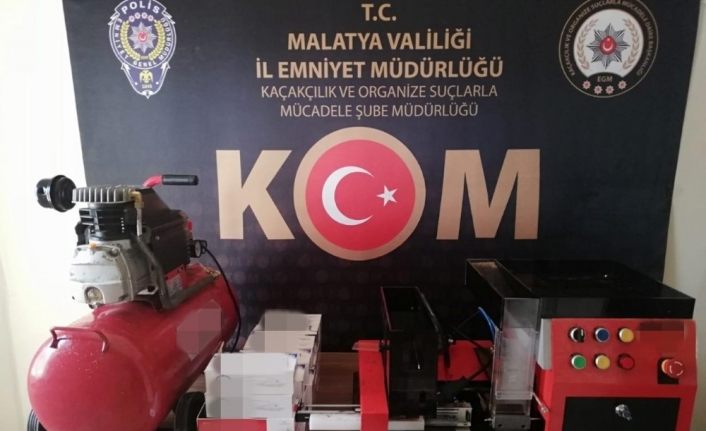 Malatya’da kaçak sigara operasyonu