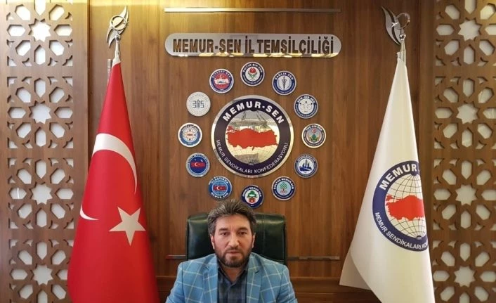 Memur-Sen İl Temsilcisi Karataş: “Gelirde adalet için seyyanen zam yapılmalı, vergide adalet için oran sabitlenmeli, matrah artmalı”