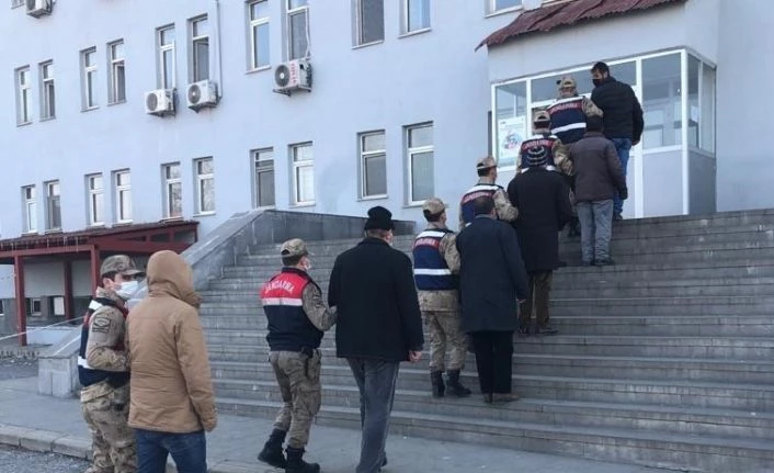 Terörist cenazesinde propaganda yapan 7 kişi gözaltına alındı